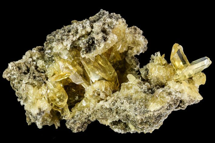 Selenite Crystal Cluster (Fluorescent) - Peru #108613